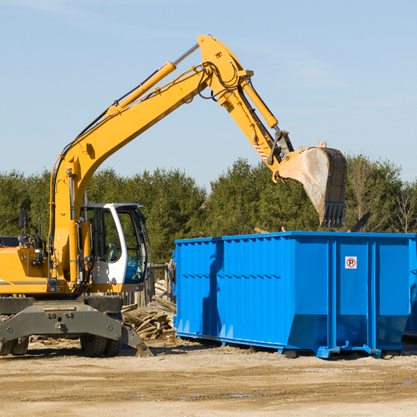 can i rent a residential dumpster for a construction project in Van Wert County Ohio